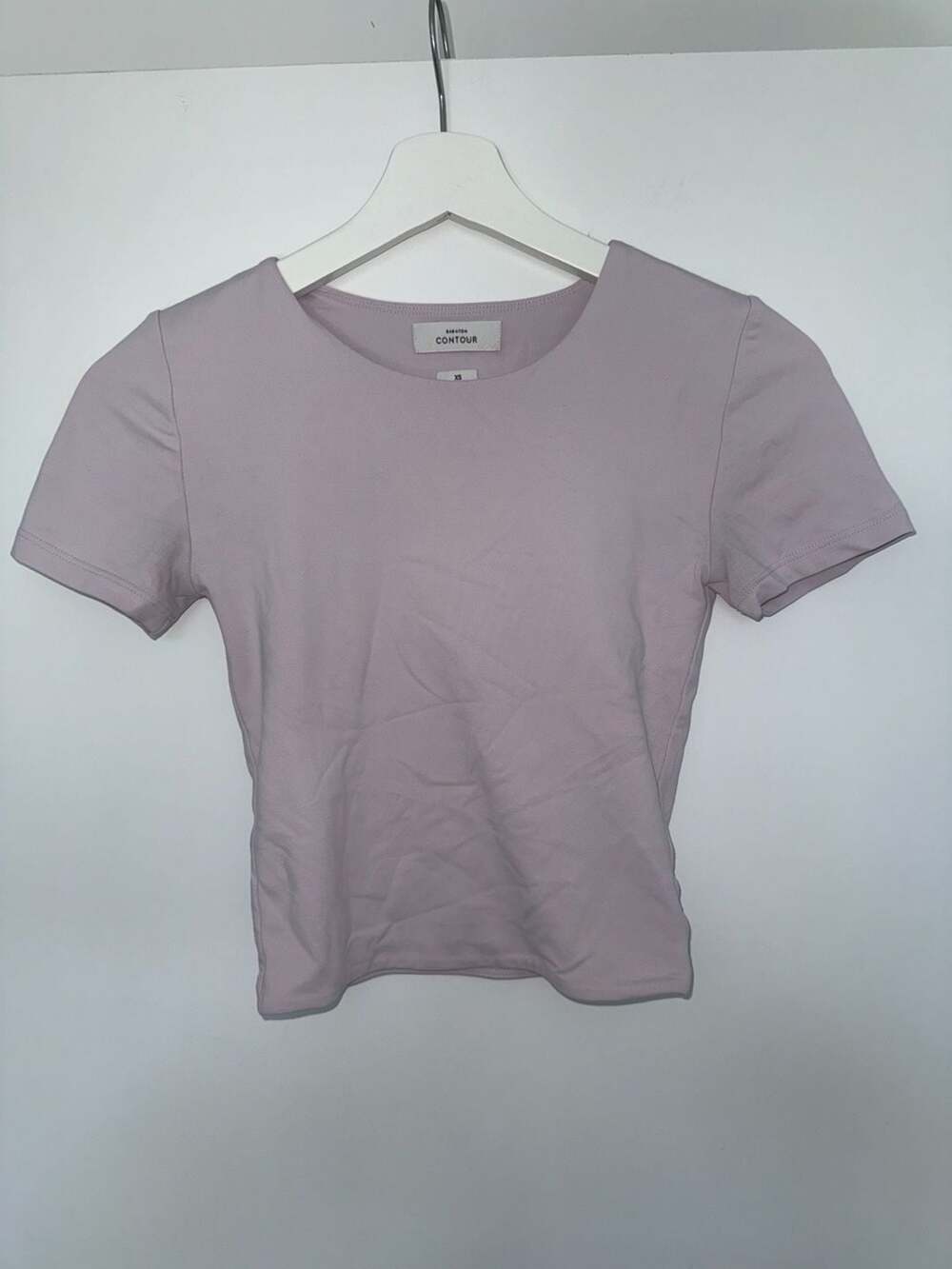 Babaton Contour Crew Neck Short Sleeve T-Shirt Size XS
